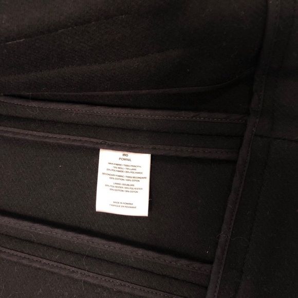 IRO Black Wool Pownil Jacket - Picture 8 of 8